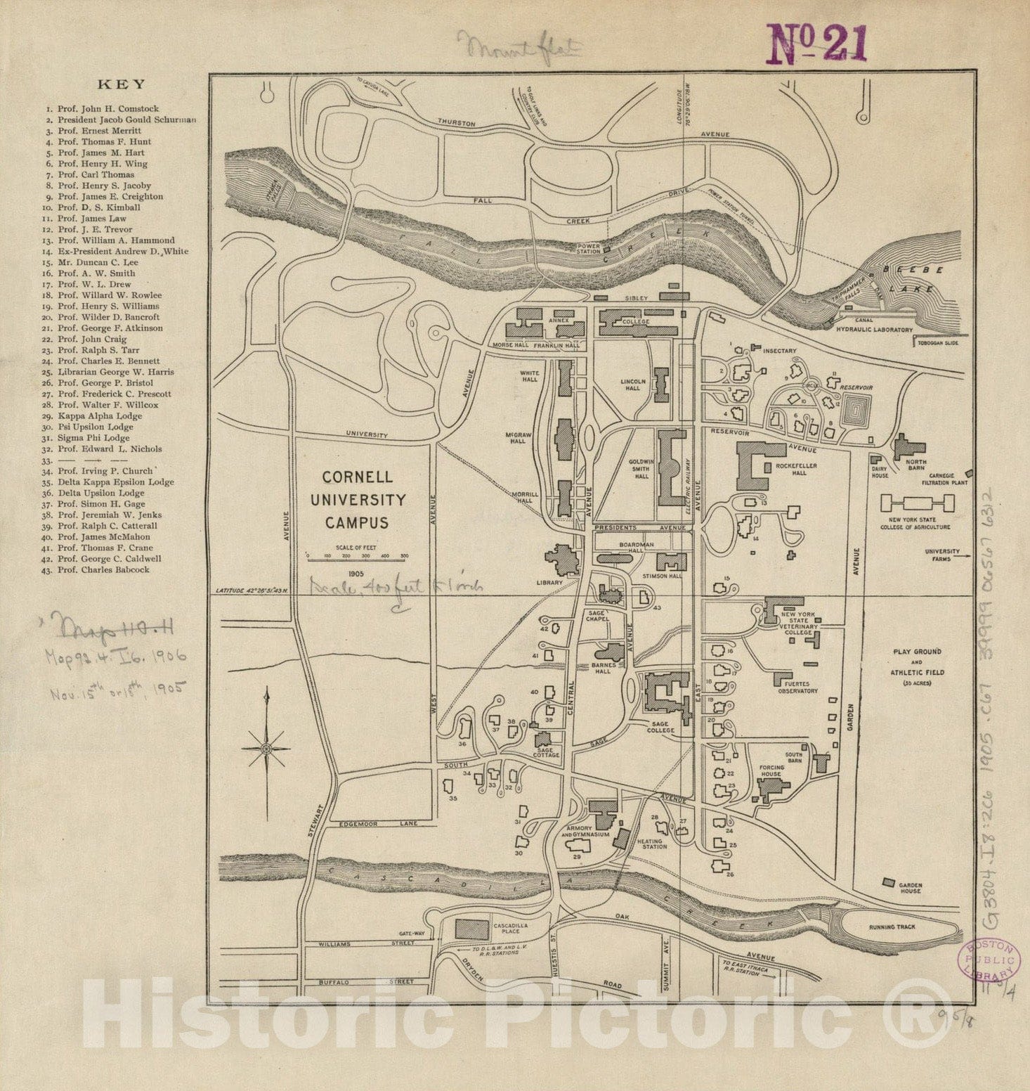 Cornell Campus Map