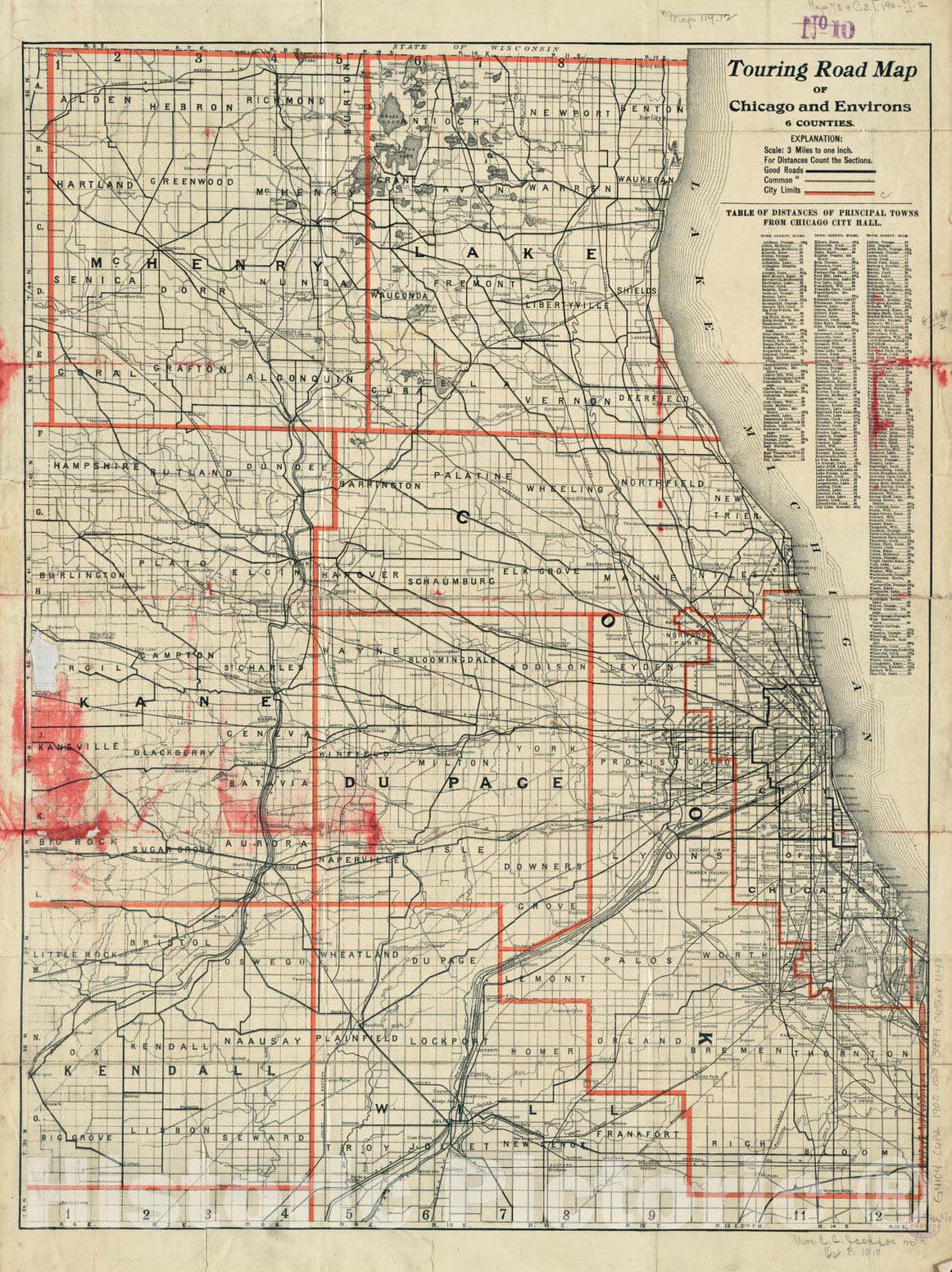 road map of chicago