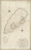 Historical Map, 1805 Heathers, Improved Chart of The Bermudas, Drawn from The Best surveys, Vintage Wall Art