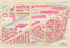 Historical Map, 1890 Atlas of The City of Boston : City Proper and Roxbury : Plate 15, Vintage Wall Art