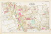 Historical Map, 1890 Atlas of The City of Boston : City Proper and Roxbury : Plate 34, Vintage Wall Art