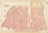 Historical Map, 1895 Atlas of The City of Boston, Boston Proper and Roxbury : Plate 5, Vintage Wall Art