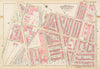 Historical Map, 1895 Atlas of The City of Boston, Boston Proper and Roxbury : Plate 12, Vintage Wall Art