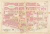 Historical Map, 1895 Atlas of The City of Boston, Boston Proper and Roxbury : Plate 18, Vintage Wall Art