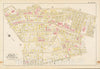 Historical Map, 1895 Atlas of The City of Boston, Boston Proper and Roxbury : Plate 42, Vintage Wall Art