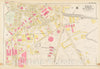 Historical Map, 1895 Atlas of The City of Boston, Boston Proper and Roxbury : Plate 43, Vintage Wall Art
