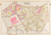 Historical Map, 1899 Atlas of the city of Boston, Roxbury : plate 4, Vintage Wall Art