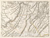 Historical Map, 1781 Carte des environs du Fort Pitt et de la nouvelle province Indiana : dediee a M. Franklin, Vintage Wall Art