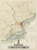 Historical Map, 1777 A Plan of The City and Environs of Philadelphia, Vintage Wall Art