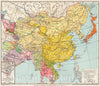 Historical Map, Eastern, Central and Southern Asia, 1760 A.D, Vintage Wall Art