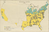 Historical Map, Presidential election 1856, Vintage Wall Art