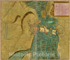 Historical Map, 1711 Plan de la ville de Bouchain situe sur les rivieres de la Sensette, et de l'Escaut, dans le comte de Hainaut : assiegee par les troupes alliez, Vintage Wall Art