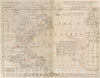 Historical Map, 1768 Chart of The Atlantic Ocean, with The British, French, Spanish settlements in North America, and The West Indies : as Also on The Coast of Africa, Vintage Wall Art