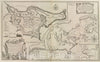 Historical Map, A Plan of The City, and fortifications, of Louisburg : from a Survey Made by Richard Gridley, Lieut. Coll. of The Train of Artillery in 1745, Vintage Wall Art
