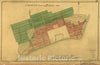 Historical Map, A Plan of the town of Pensacola, 1767, Vintage Wall Art