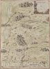 Historical Map, 1777 Derrotero hecho por Antonia Velez y Escalante, misionero para mejor conocimiento de las misiones, pueblos de indios y presidios que se hallan en el, Vintage Wall Art