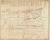 Historical Map, c.1780 Plano de la Ysla Trinidad de Barlovento situado Entre las latitudes septentrionales de 10aÂ°51EÂ¹ y la de 9aÂ°44EÂ¹ y Entre las longitudes de 314aÂ°43EÂ¹ Reprint