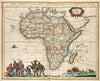 Historical Map, 1660 Nova Africa, Vintage Wall Art