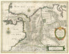 Historical Map, 1650 Terra Firma et Novum regnum Granatense et Popayan, Vintage Wall Art