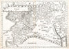 Historical Map, 1525 Tabula IIII Asiae, Vintage Wall Art