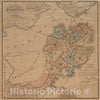 Historical Map, 1826 Plan of Boston comprising a Part of Charlestown and Cambridge, Vintage Wall Art