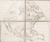 Historical Map, 1671 Mexicum in hac Forma in lucem, Vintage Wall Art