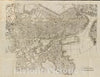 Historical Map, ca. 1886 Map of Boston, Vintage Wall Art