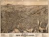 Historical Map, The City of New Haven, Conn : 1879, Vintage Wall Art