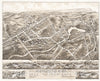 Historical Map, Southington, Conn : 1878, Vintage Wall Art