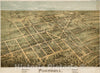 Historical Map, 1872 Fostoria, Seneca County, O, Vintage Wall Art