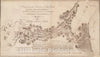 Historical Map, Survey Across The Isthmus of Cape Cod, State of Massachusetts and Town of Sandwich of a Proposed Canal Between Buzzard's and Barnstable Bays 1825, Vintage Wall Art