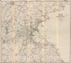 Historical Map, 1895 Road Historical Map, drawn & engraved expressly for Road book of Boston & vicinity, Vintage Wall Art
