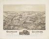 Historical Map, Chapmans' Quarries : Pennsylvania, 1885, Vintage Wall Art