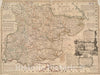 Historical Map, 1764 an Accurate map of The County of Essex, Divided into its Hundreds, Vintage Wall Art