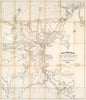 Historical Map, 1865 Rail Road map : Showing The Street Rail Road Routes in and Leading from Boston, with The Terminus of Each Road in Suburban Cities or Towns, Vintage Wall Art