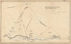 Historical Map, 1840-1849 Plan of pof the Sterling Branch R.R. from the Plans of the Fitchburg R.R. shewing the line as chartered and the line as located, Vintage Wall Art