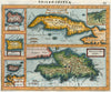 Historical Map, 1628 Zeilan Insula, Vintage Wall Art