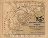 Historical Map, 1861 Beaufort Harbor and Coast line Between Charleston S.C. and Savanna Ga : with 5 Mile Distance Lines in Circles Round Beaufort and R. R. Connections, Vintage Wall Art