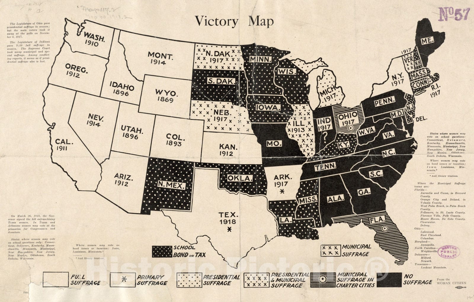 Historical Map, 1918 Victory Historical Map, Vintage Wall Art