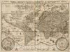 Historical Map, 1638 Nova totius terrarum orbis geographica ac hydrographica tabula = Wahre BiltnuIË†ss des Gantzen Erden KrayIË†ses mit allen seinen theilen, Vintage Wall Art