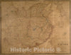 Historical Map, 1842 Map of China : compiled from original surveys & sketches, Vintage Wall Art