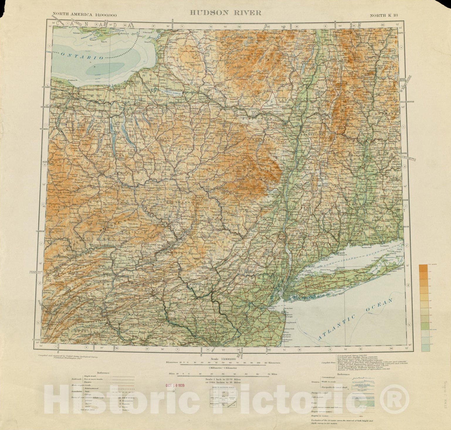 Historical Map, 1912 International map of The World on The Scale 1: 1,000,000, Vintage Wall Art
