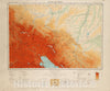 Historical Map, 1927 Puno - Rio Beni : South America 1: 1,000,000, Vintage Wall Art