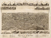 Historical Map, Hyde Park, Massachusetts : 1890, Vintage Wall Art