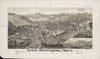 Historical Map, ca. 1884 Great Barrington, Mass, Vintage Wall Art