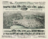 Historical Map, 1890-1899 Proposed Development of Fairbanks Park, Dedham, Mass, Vintage Wall Art