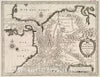 Historical Map, 1649-1658 Terra Firma et Novum regnum Granatense et Popayan, Vintage Wall Art