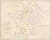 Historical Map, 1820 La France a la fin de la 2eme. Race (843-987), Vintage Wall Art