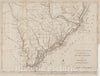 Historical Map, 1780 A New and accurate map of the chief parts of South Carolina, and Georgia, Vintage Wall Art