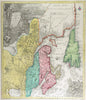 Historical Map, 1756-1762 Partie orientale de la Nouvelle France ou du Canada : avec l'isle de Terre-Neuve et de Nouvelle Escosse, Acadie et Nouv. Angleterre avec fleuve de St. Laurence, Reprint